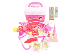 Juguete Médico Educativo Para Niños Kit De Doctor Interacción Padre-hijo Juego De Rol Para Niñas Bebés Roseate
