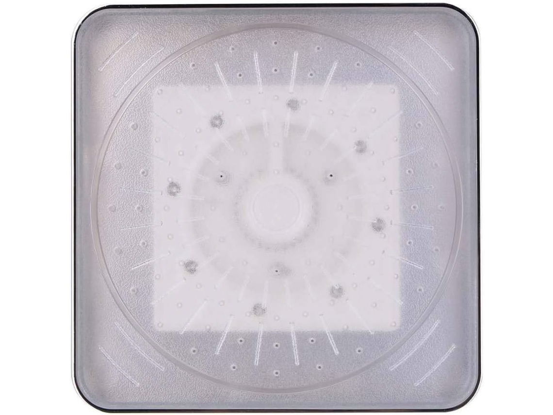 Cabezal De Ducha Ajustable De Lluvia Led Lijucai Cuadrado De 6 Pulgadas, Abs.