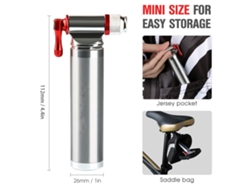 Minibomba De Aire De Co2 Para Bicicletas, Compatible Con Neumáticos De Carretera Y Montaña Con Válvulas Presta Y Schrader.