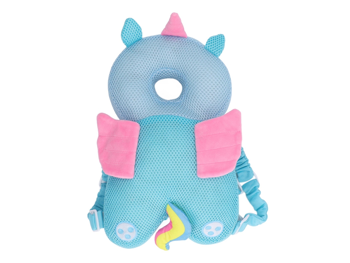 Mochila Protectora Ajustable Para La Cabeza Del Bebé Con Diseño De Dibujos Animados Y Fabricada Con Algodón Pp.
