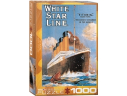 Puzzles EUROGRAPHICS Titanic White Star Line 1000 pcs (1000 piezas)