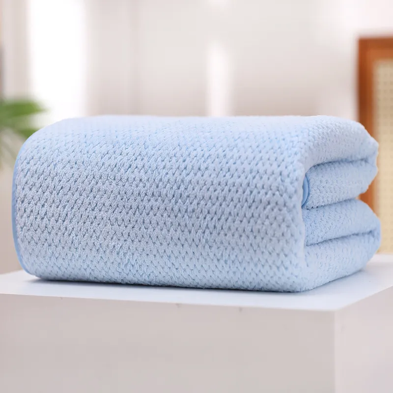 Azul Claro, 90 X 170 Cm (toalla De Baño Grande Con Forma De