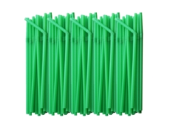 200 Unidades Pajitas De Plástico Desechables Verde-Verde - Variedad De Colores - Ideales Para Uso Diario JEIIBRZUI