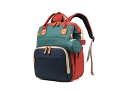 Mochila para pañales, bolsa de pañales para bebé, regalo del Día de la Madre Verde Hexinyigjly