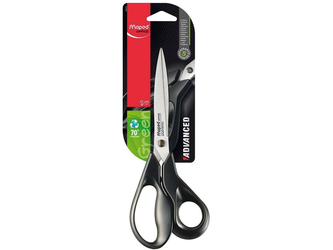 Tijera MAPED Advanced (Negro - 21cm)