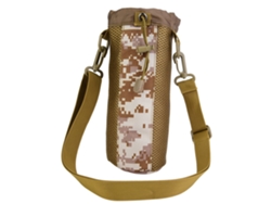 Bolsa de nailon Vylara para botellas de agua, ajustable, portátil, para deportes al aire libre (Desert Digital)