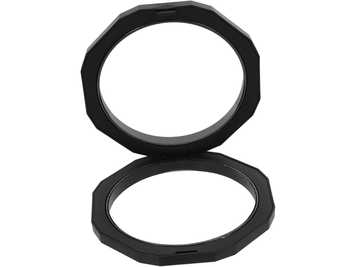 Juego de 3 vitrinas flotantes 3D para joyería y objetos de colección, 12,8 cm, color negro.