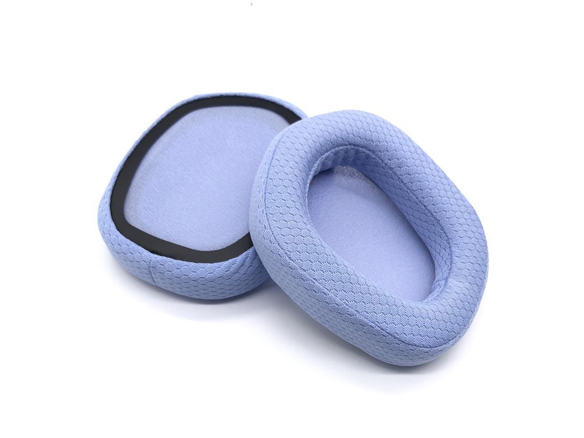 Almohadillas para auriculares Logitech G733, espuma suave, color azul.