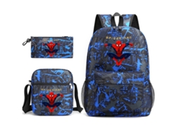 Mochila De Tres Piezas De Spider-man