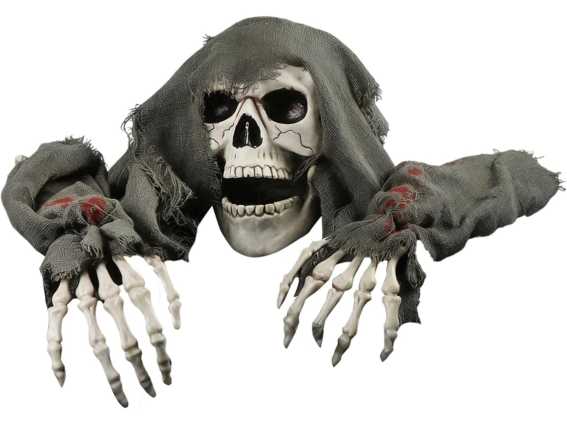 Estacas De Esqueleto Para Decoraci N Halloween Accesorio Broma Con Articulaciones Jard Forma Brazo Calavera Caminos