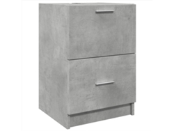 Maison Exclusive - Armario De Lavabo Madera Ingeniería Gris Hormigón 40x37x59 Cm
