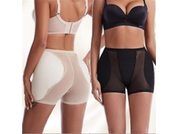 Calzoncillos De Silueta Con Relleno Para Glúteos Mujer Shaper Boyshort Djj Xl Negro