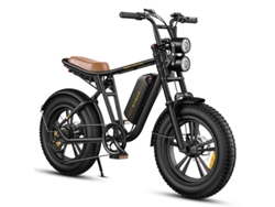 Bicicleta eléctrica Engwe M20, neumáticos anchos de 20x4.0 pulgadas, 750 W, velocidad máxima de 45 km/h, batería de 48 V y 13 Ah, autonomía de 75 km, frenos de disco dobles, color negro