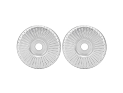 2 Peças Disco De Lixa Para Usinagem Roda De Esmeril Aço Carbono C45 Prata Para Amoladora Angular