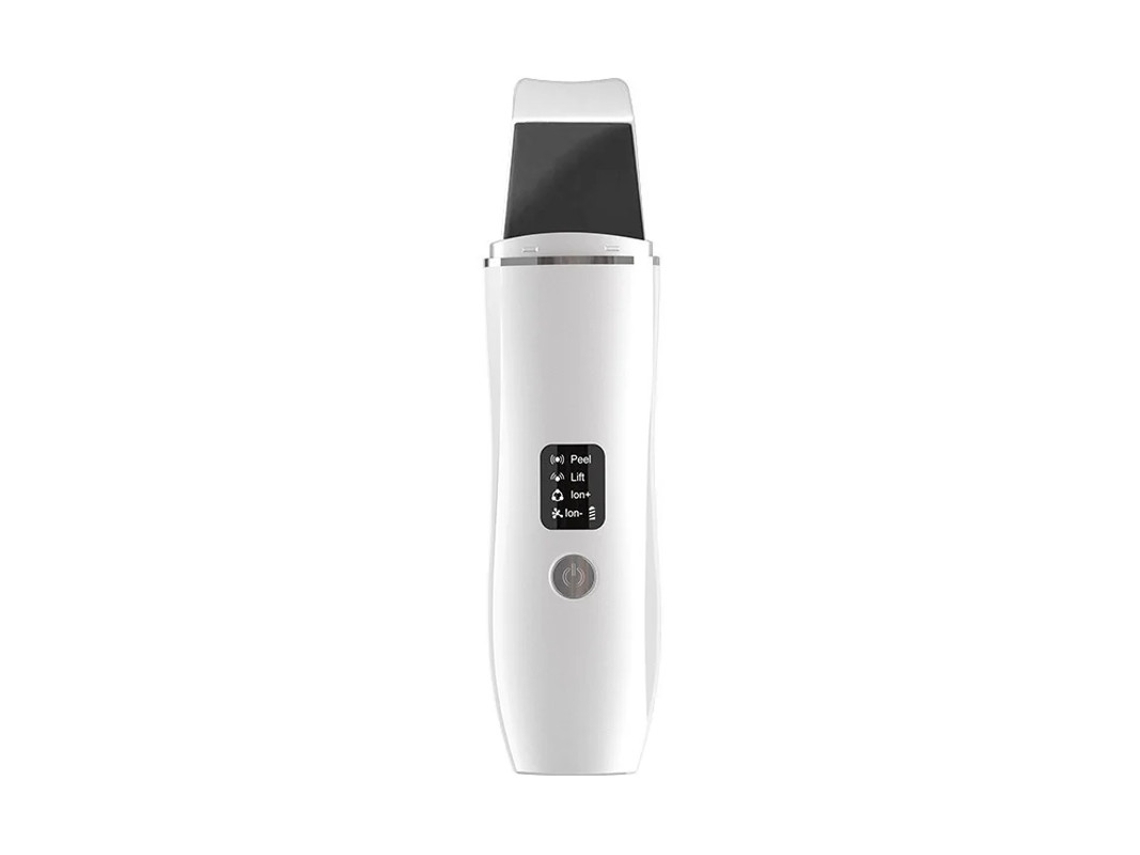 Raspador De Piel Ultrasonido Y Removedor De Puntos Negros 4 Modos Para Limpieza Profunda Limpiador De Poros Facial Recargable Por Usb Blanco Yizhood