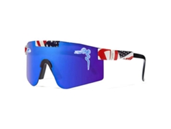 (estilo 19) Gafas De Sol De Ciclismo Unisex Con Protección Uv400 Y Lentes De Polímero A Prueba De Viento