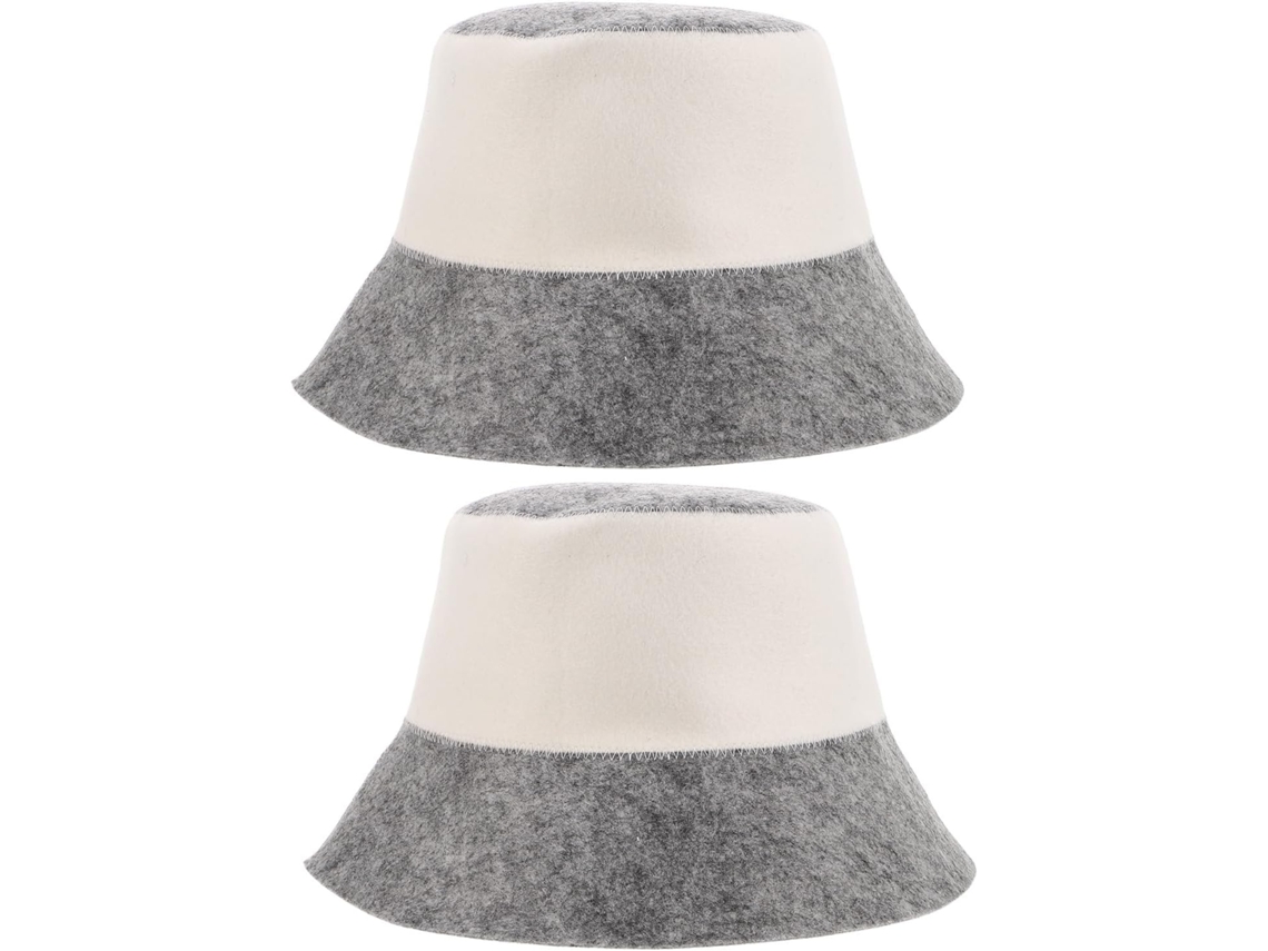 Gorro De Sauna Inoomp De Fieltro De 2 Piezas Con Alta Absorción, Secado Rápido Y Transpirable Para Mujeres, Ideal Como