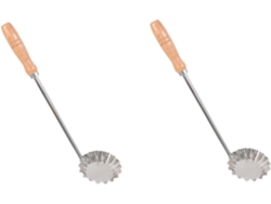 Colher Para Fritar: Colher Plana Para Fritara Colher Com Cabo É Simples E Fácil De Usar, Proporcionando