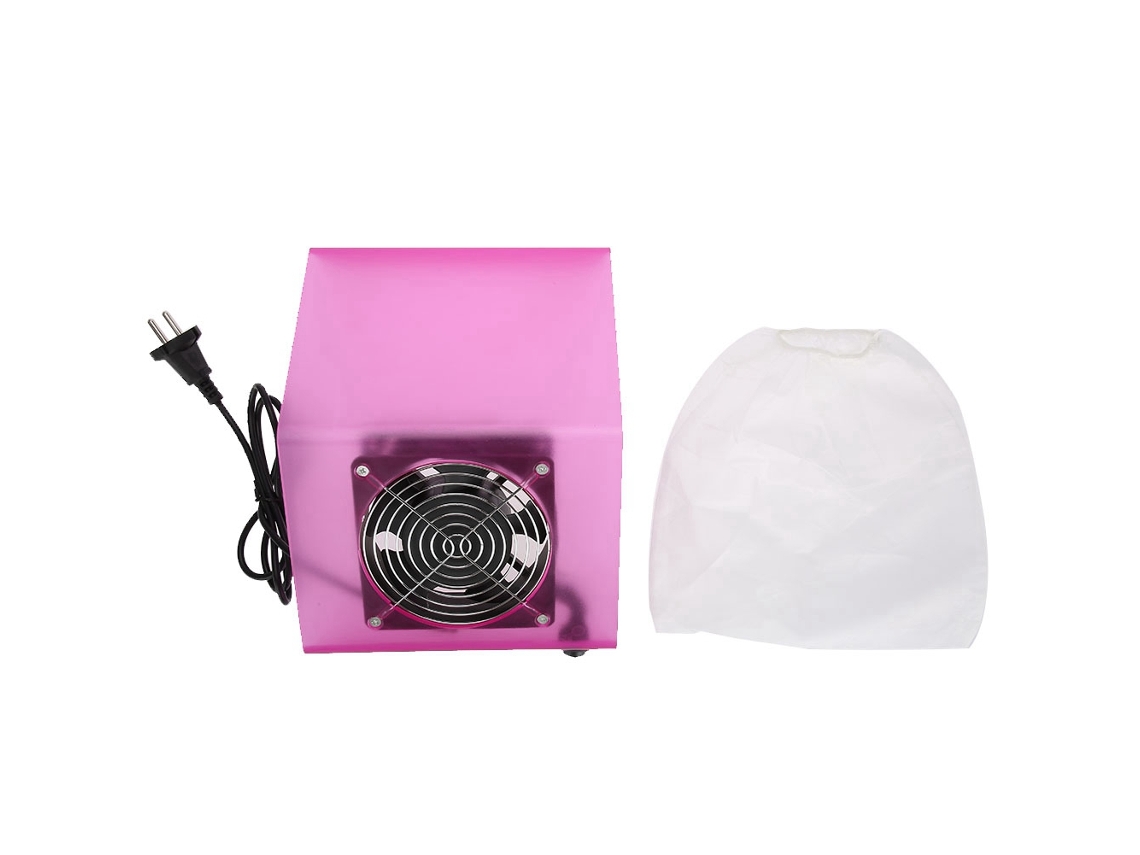 Aspiradora de un solo ventilador para extracción de polvo de uñas de 18 W para salones de manicura.