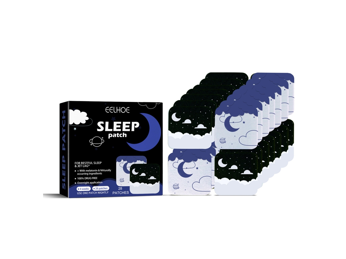 Parches para dormir: Alivio natural para el insomnio, la ansiedad y la irritabilidad. Mejora la calidad del sueño. 28 parches.