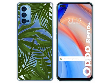Carcasa Oppo Reno 4 5G TUMUNDOSMARTPHONE Dibujos Transparente Multicolor