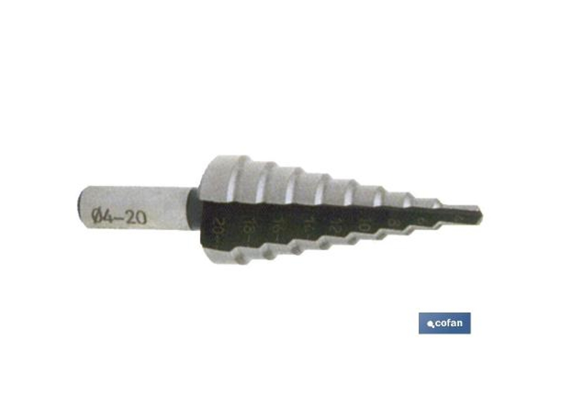 Broca escalonada hss-taladro 50-60