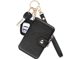 Cartera De Pulsera - Llavero - Monedero Para Mujer - Negro