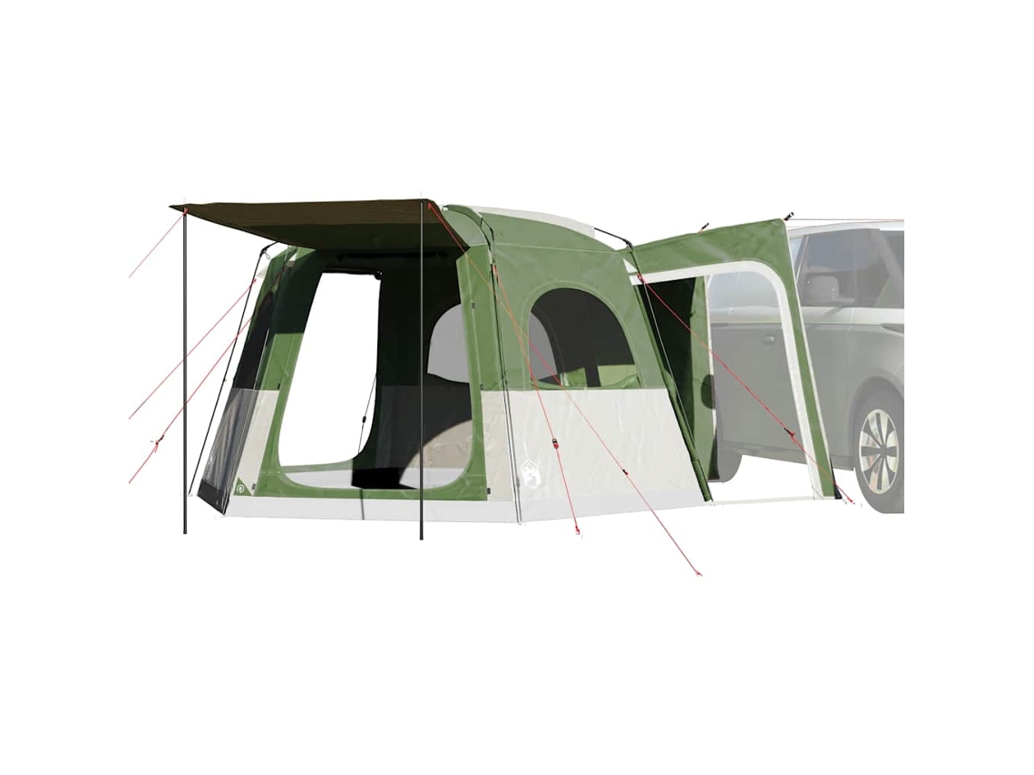 Tienda de campaña verde impermeable para coche, para 4 personas