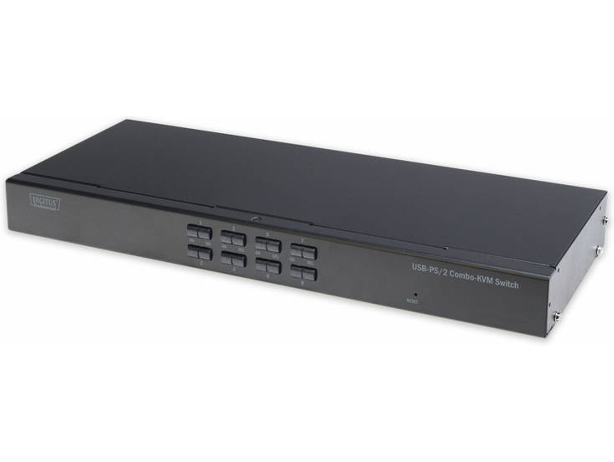 Chaveador KVM DIGITUS (Negro)
