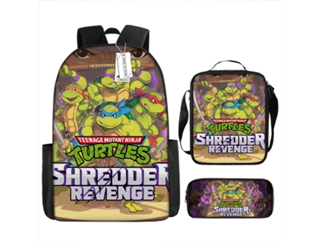 Conjunto de tres piezas de Mochila KOHREE Teenage Mutant Ninja Turtles