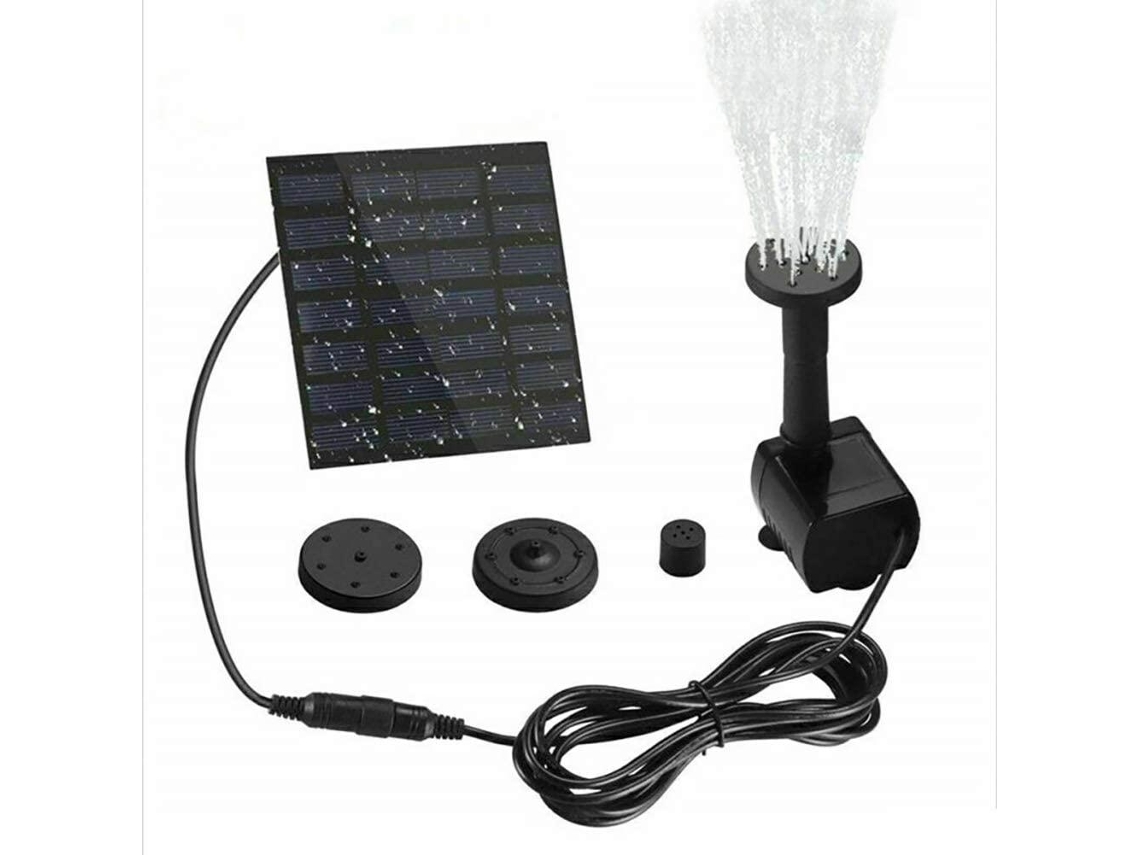 Fonte De Água Com Células Solares E 4 Aspersores INF
