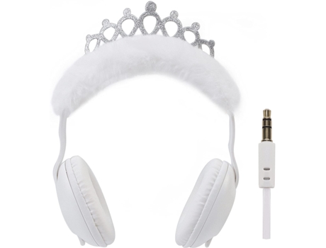 Auriculares Corona de peluche para niños de peluche para regalo Musical estéreo con cable auriculares para niños