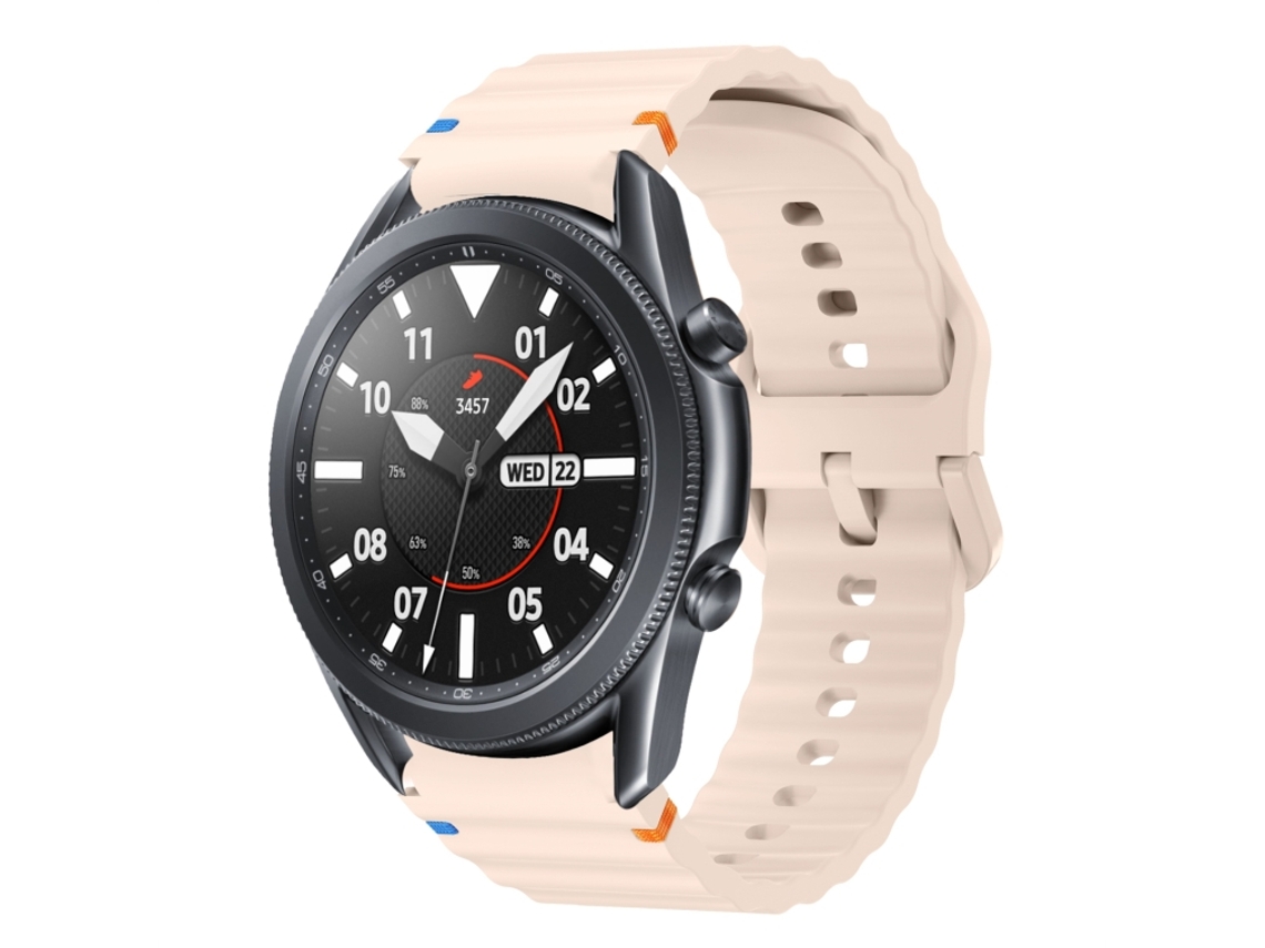 Correa para Samsung Galaxy Watch 3 (41 mm) - Silicona cosida con diseño de ondas
