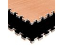 Tatami Puzzle15 PIEZAS (15m² ) con más Densidad para Gimnasio Artes Marciales Judo Suelo Tatami Profesional 25mm Color Efecto Madera /Negro