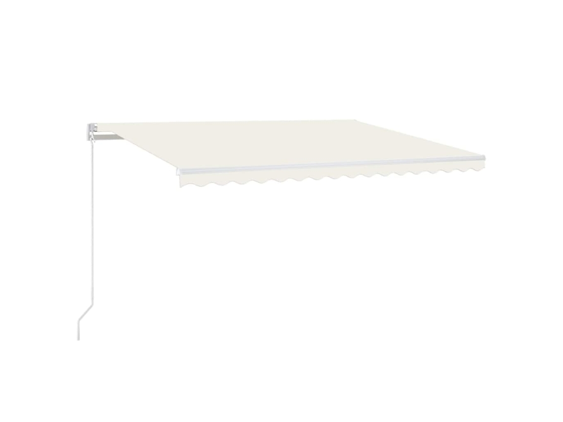 Maison Exclusive - Toldo Retráctil Manual Crema 400x350 Cm