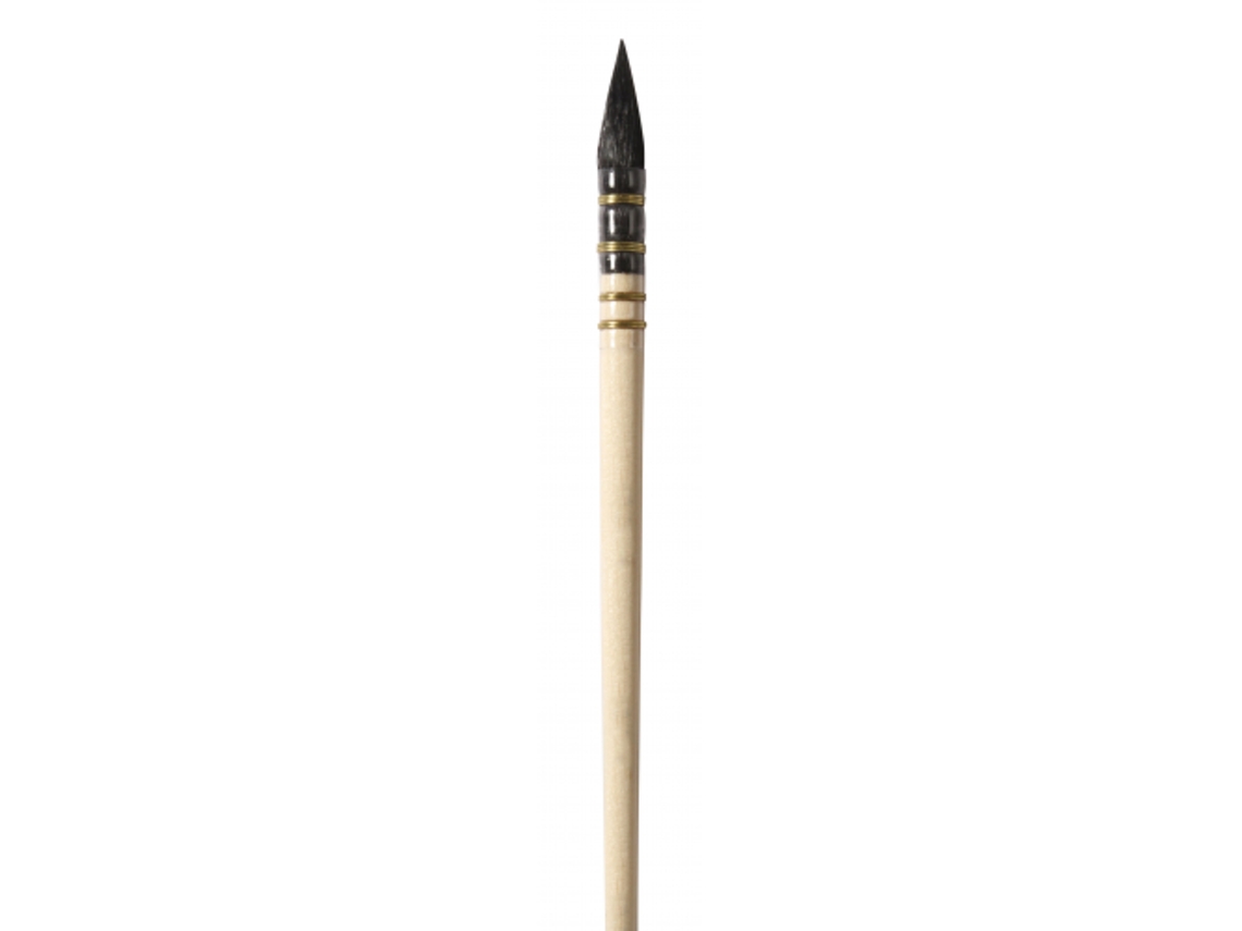 Pincel De Cabra Redondo En Punta Acuarela Mango Corto S.24 (2'' 22,2 Mm)