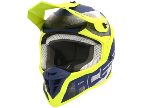 Casco ACERBIS - Linear Amarillo/Azul - M