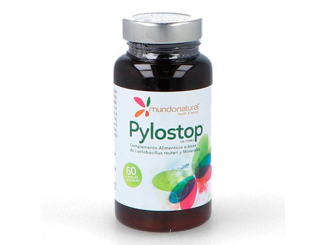 Complemento Alimentar MUNDO NATURAL Pylostop (60 Cápsulas)