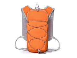 Mochila deportiva para exteriores (naranja-amarilla), con portabotellas, gran capacidad, para ciclismo, senderismo y escalada.