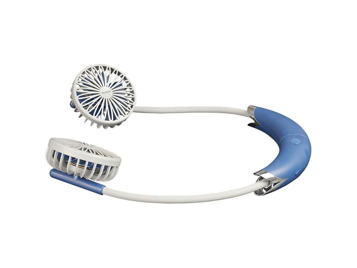 Ventilador USB MDUG oscilante, silencioso y de fácil carga.