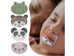 Almohadillas adhesivas ortopédicas para facilitar el sueño del bebé, paquete de 30 unidades, solución antironquidos para un mejor control de la respiración bucal y mayor comodidad.