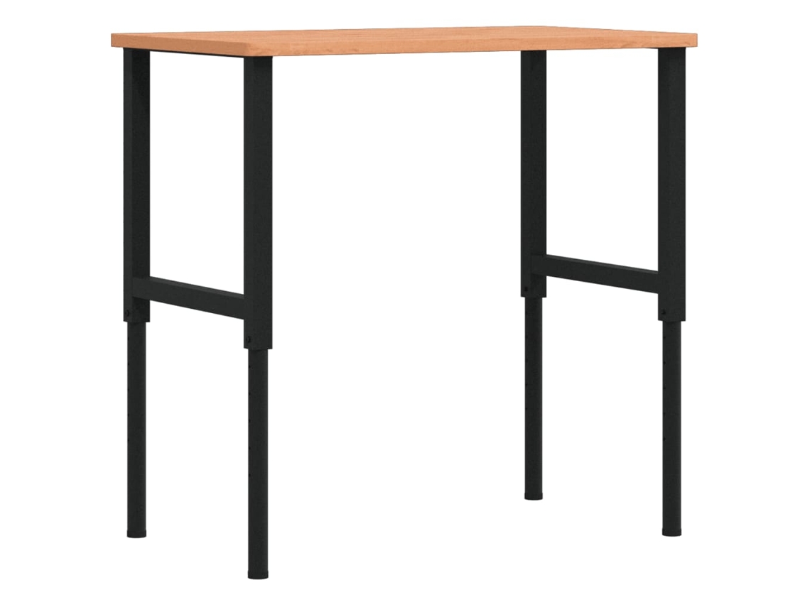 Banco De Trabajo VIDAXL Marrón Haya (100x60x(71,5-98)cm)
