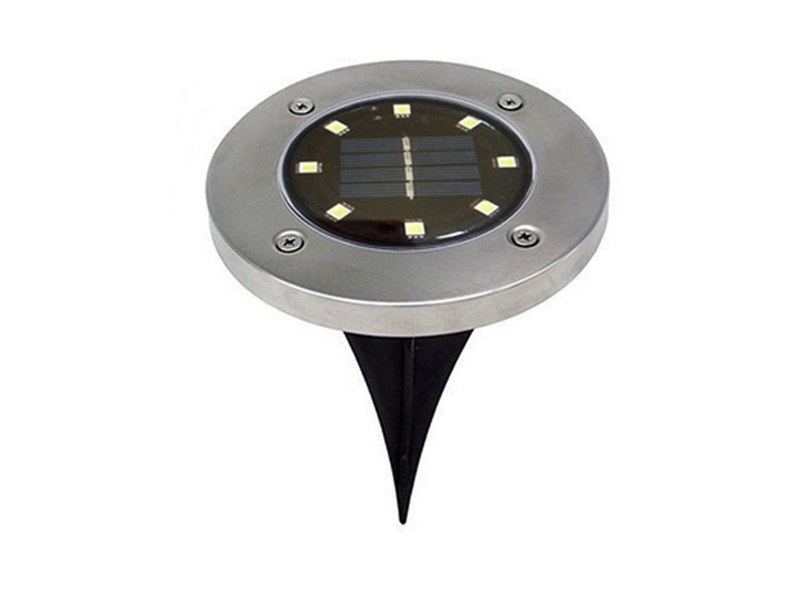 2026-luz Subterránea Led Solar Impermeable Para Jardines Y Acera, Luz De Paisaje Exterior