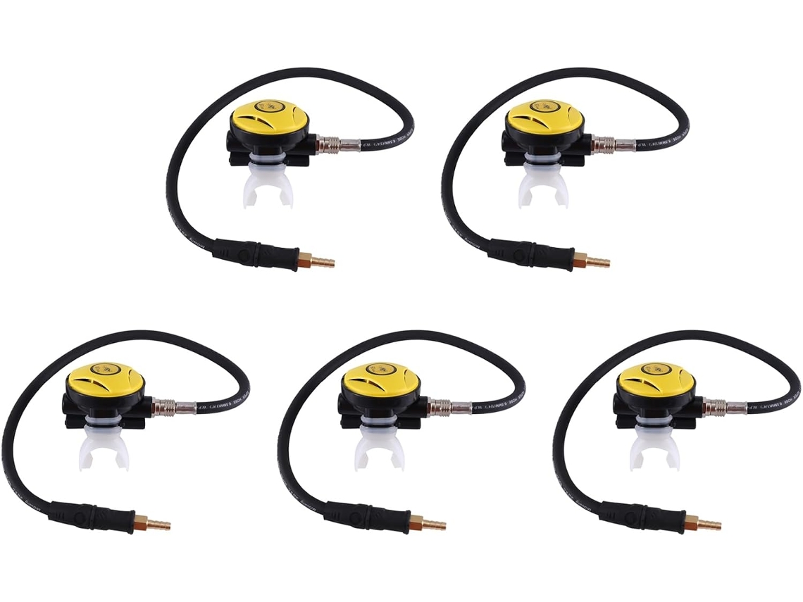 5x Plongée Sous-marine Plongeur Détendeur Tuba Tube Equipo De Snorkel Réducteur De Pression 2e