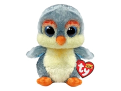 Peluche de pingüino pescador gris Ty Beanie Boos, muñeco coleccionable Ty 37322 Meteorp25