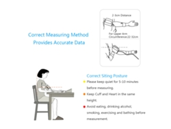 Monitor De Presión Arterial De Brazo Con Brazalete Digital, Esfigmomanómetro, Pantalla Lcd, Certificaciones Ce, Fda Y Rohs, Con Memoria Y 2*90 Modos De Usuario.