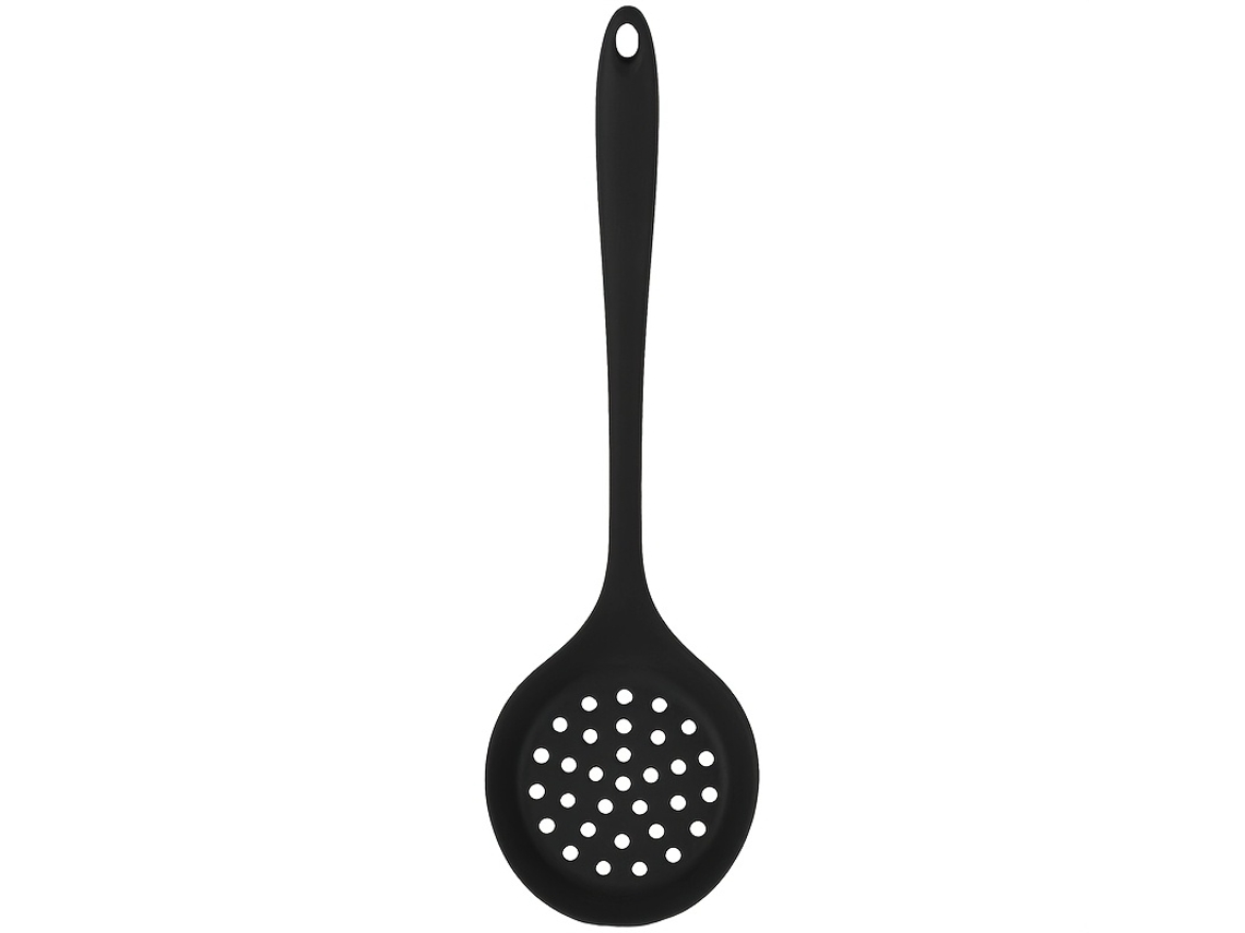 Espumadera De Silicona Con Revestimiento Antiadherente Y Ranuras De Drenaje, Ideal Para Cocinar Y Hornear En La Cocina.