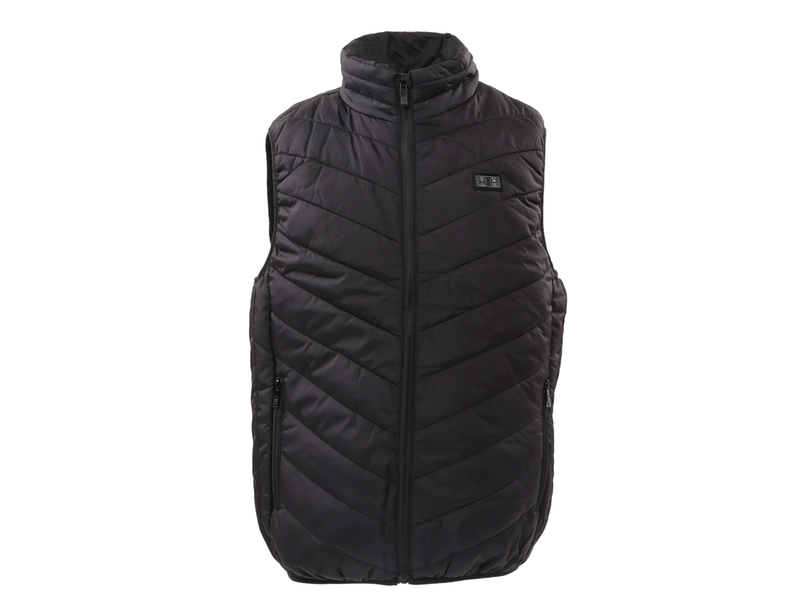 2026-chaleco Eléctrico Con Control Dual Usb Chaleco Caliente Abrigo Para Invierno Exterior Ropa Caliente Talla 4xl Negro