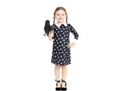Disfraz de Niña Siniestra vestido estampado para bebé y niña