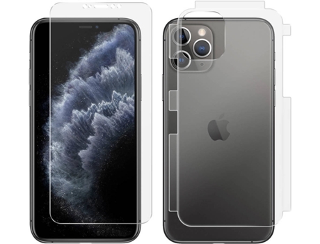 Protector iPhone 11 Pro Max AVIZAR Flexible y Antibacterias Transparente